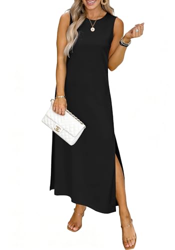 RUMIA Women's Maxi Dresses Casual Summer Elegant Side Slit Dress with Pockets (S-XXL) - Image 3