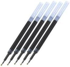 Pentel Energel Liquid Gel Pens Refills-0.5mm- Fine Line, Black Ink-value set of 5