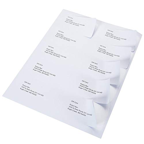 Immuson 2 x 4 Inch Label - 10 Up Self Adhesive Shipping Labels (100 Sheets, 1000 Labels)