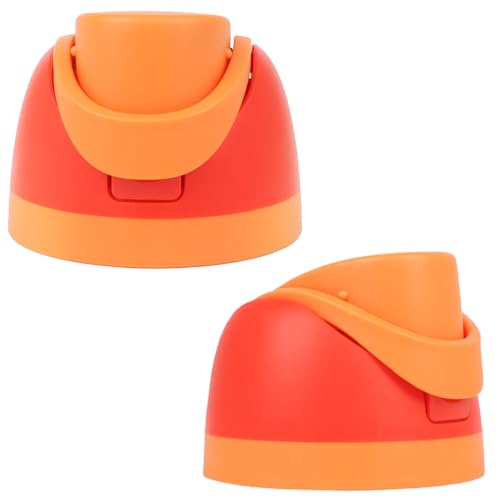 Replacement Lid for Owala Freesip, 2 PCS One Button Water Bottle Top Replacement Cap Compatible with Owala 16oz 24oz 32oz 40oz, BPA-Free, No Water Leakage Replacement Accessories for Owala,Red