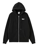 [エックスガール] エンブロイダードロゴジップアップスウェットフーディー EMBROIDERED LOGO ZIP UP SWEAT HOODIE 105261012007 BLACK M