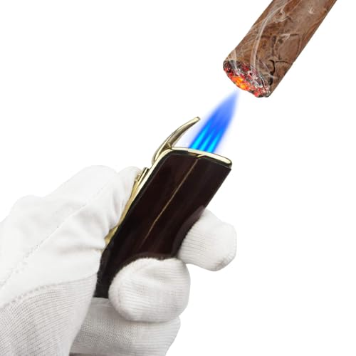 Encendedor soplete recargable a butano Rojo miniatura 4