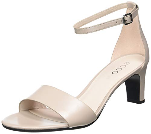 ECCO Women's Ankle Strap Sandals , Beige Grey Rose 16 , 10 US