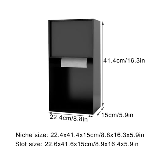 Niche de rangement douche encastrable au design architectural épuré