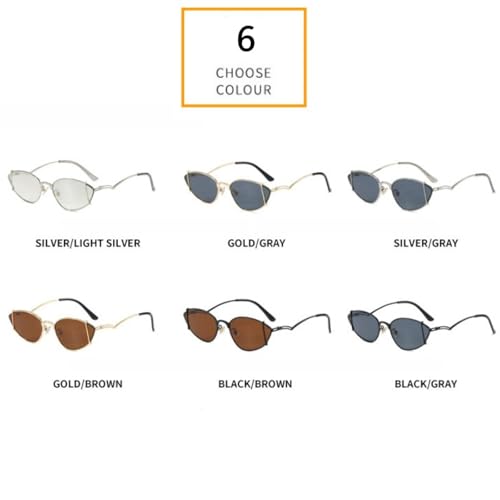 Lunettes de soleil œil de chat de qualité supérieure avec monture rétro en métal ciselé
