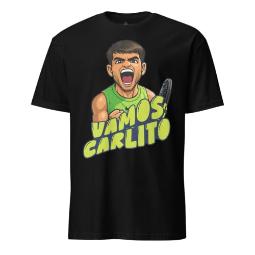 T-shirt Tennis Padel léger et respirant Vamos Carlito Blanc