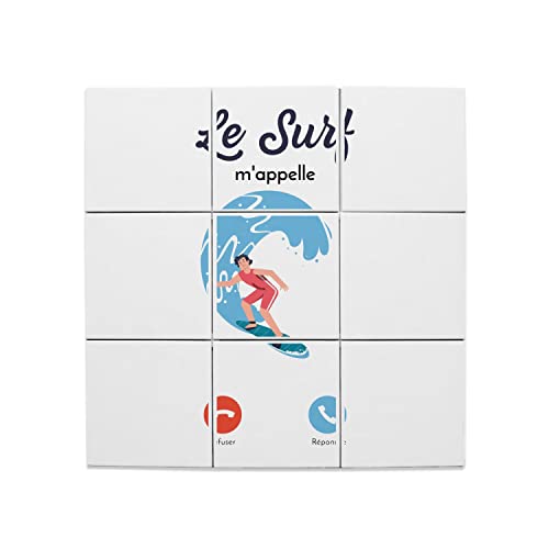 Carreaux céramique décoratif surf pour remplacer les posters fades par du relief mural