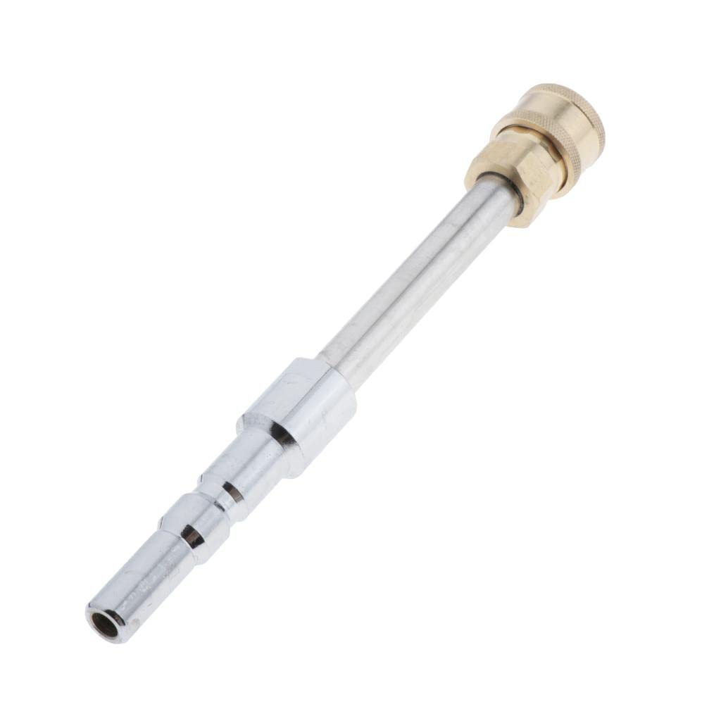 1pc Pressure Washer Adapter 1/4in Quick Connector Car Wash Converter Adapter PA5|1/4 Inch Pressure Washer Quick Connect Adapter Brass Stainless Steel Gun to Nozzle Connector-image-9