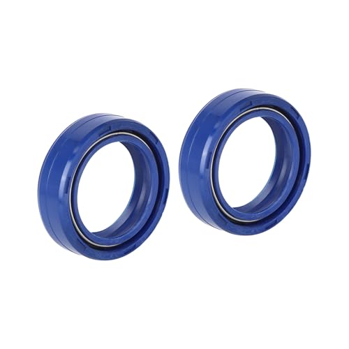 A ABSOPRO 2Pcs 27mm x 37mm x 10.5mm Motocicleta Frontal Horquilla Choque Aceite Sello Reemplazo de artículo