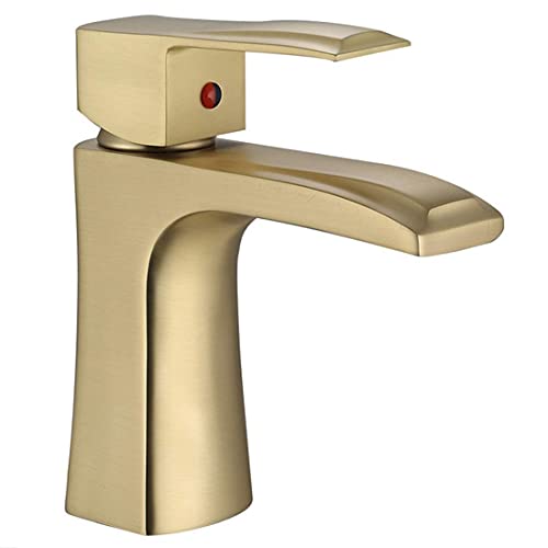 Robinet en laiton à poignée unique pour éviter les fuites de lavabo