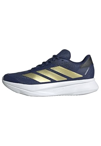 adidas Duramo SL 2 Running Shoes, Zapatillas para Correr Mujer, Dark Blue/Gold Met./halo Silver, 37 1/3 EU