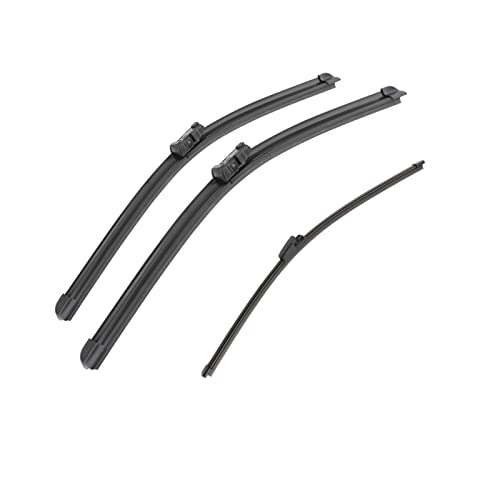 Essuie-glaces Caddy traces pare-brise résolues grâce au kit balais avant arrière 3 pièces