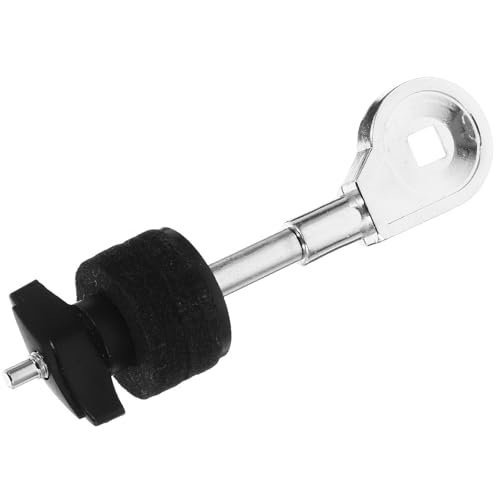 Stacker de platillos STOBAZA en metal plateado con amortiguación y ajuste seguro, accesorio resistente para soportes de platillos e instrumentos de percusión miniatura 1