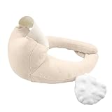 kornsurte Bottle Holder Pillow, Ergonomic Bottle Feeding & Breastfeeding Pillow,Nursing Support Cushion for Mom, Reduce Strain on arms and Back (Beige)