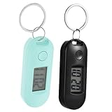 FRCOLOR Montre de Poche Numérique Porte-Clés pour Étudiants en Plastique Solide Chaîne...