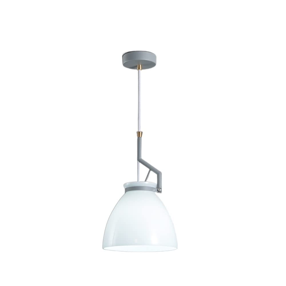 Lustre nordique en verre blanc pour sublimer votre salle à manger