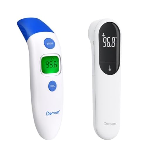 Berrcom Forehead and Ear Thermometer Bundle