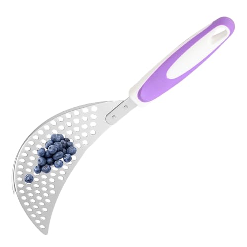 Aoyitaf 調理用スキマー - ステンレス製パスタスプーン | スクープ食器洗い機対応 穴あき調理器具 水切り道具,揚げ物 麺 野菜水切り 家庭 アパート 寮 レストラン対応