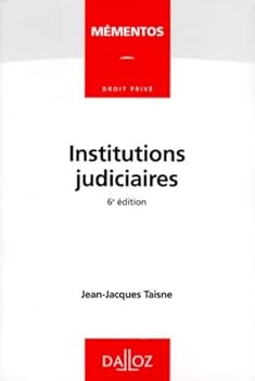Paperback INSTITUTIONS JUDICIAIRES. 6ème édition 1998 [French] Book