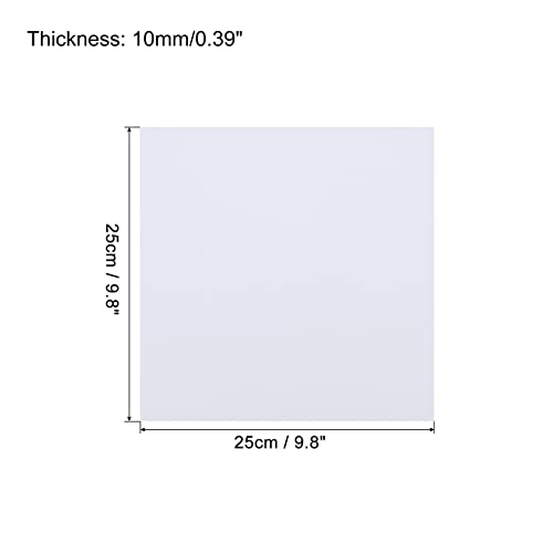 MECCANIXITY EVA Foam Sheets White 9.8 Inch x 9.8 Inch 10mm Thick Crafts Foam Sheets for Costumes, Arts and Crafts Projects Pack of 6 by MECCANIXITY - Image 2