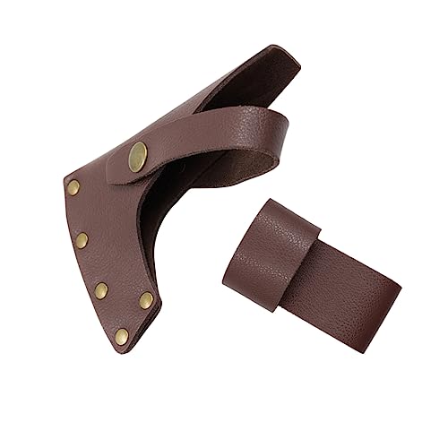 BESTonZON Protecteur De Housses De Protection Fourreau De Hachette Couverture De Hachette De Bushcraft Housse De Protection pour Hachette Porte- Camping PU Stockage Étui