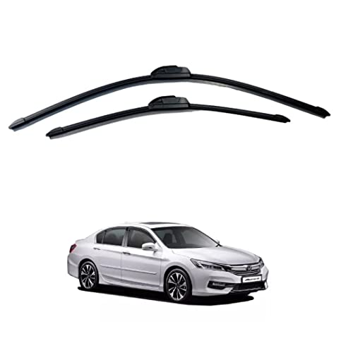 Image of Oshotto Frameless (O.E.M Type) Wiper Blades Compatible with Honda Accord(26 inch /19 inch)