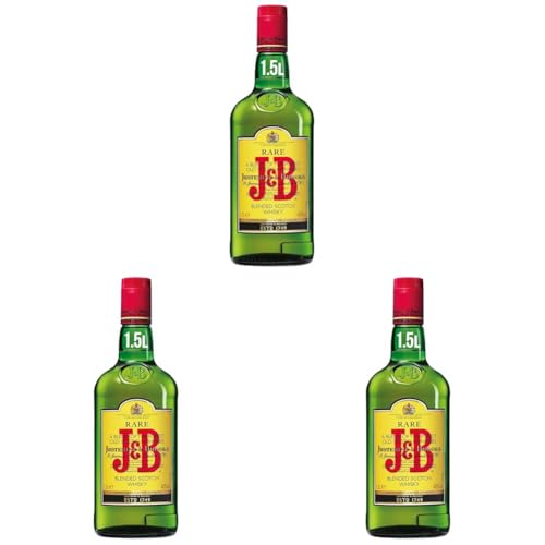 J&B Whisky - 1500 ml (Paquete de 3)