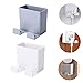 Gadpiparty 2Pcs Wall Mounted Mobile Phone Charging Stands Adhesive Storage Holders for Plugs and Cables Durable Material Design for Tidy Space Organization