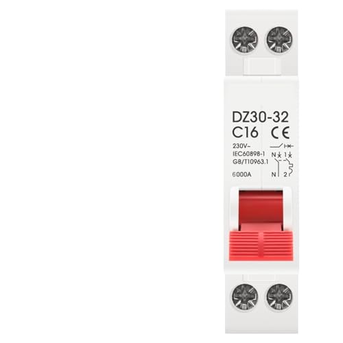 Mini wyłącznik automatyczny DZ30-32 DPN 1P+N MCB 6A 10A 16A 20A 25A 32A, montaż na szynie DIN, miniaturowy przełącznik do użytku domowego, OEM, DIY(25A)
