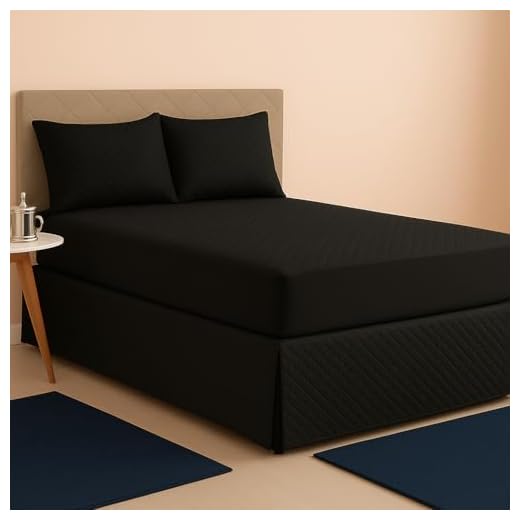 Kit Capa Impermeável Protetora para Colchão Solteiro + 01 Protetor Impermeável para Travesseiro - 4 Camadas de Proteção - Respirável e Não faz barulho - (Preto, Solteiro)