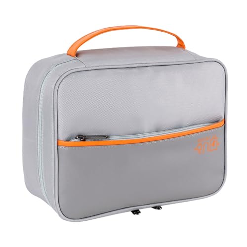 Organizador de cables de carga funcional, caja de almacenamiento resistente para escritorio y bolsa