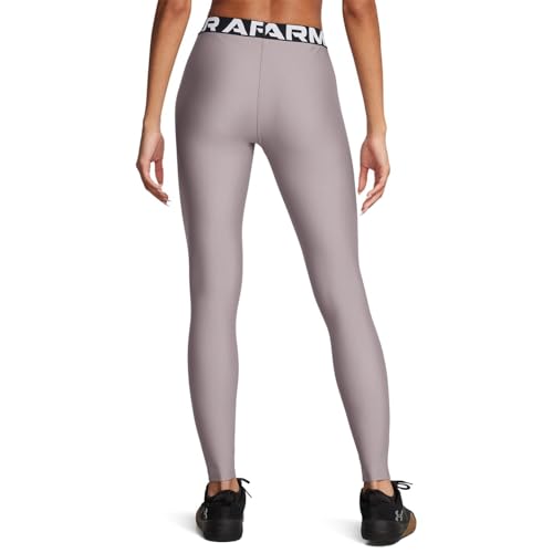 Under Armour HeatGear Authentics Damen-Leggings, Tetra Grey/White, XL – Ansicht 4