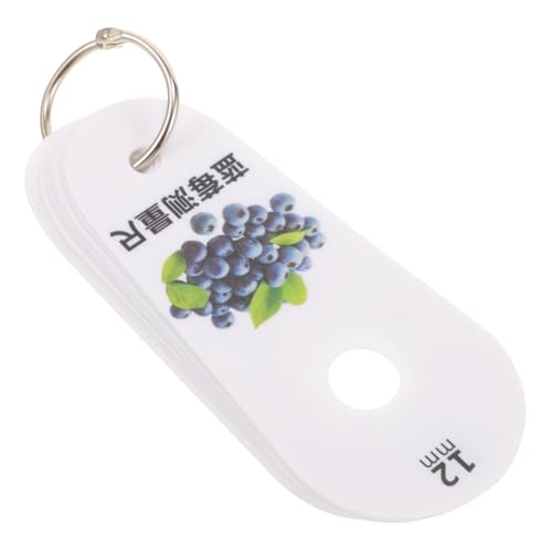 HANABASS 1 Juego De Calibrador De Arándanos Báscula para Frutas Recolector De Frutas Exprimidor De Pinza Eléctrica Comprobador De Roscas De Tuercas Y Tornillos Regla