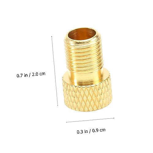 Adaptador para válvula de llanta de bicicleta SUPVOX, 10 piezas, tapa rápida y fácil de instalar para válvulas Presta y Schrader miniatura 2