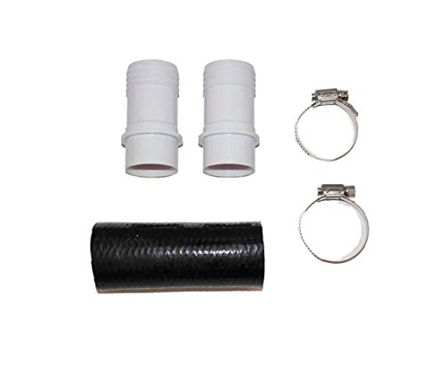 Pool Central 5-Piece Black and White Solar Heater Connection Kit