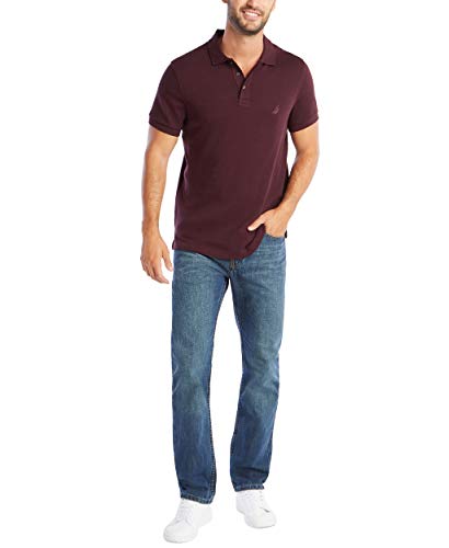Nautica Men's Slim Fit Short Sleeve Solid Soft Cotton Polo Shirt2