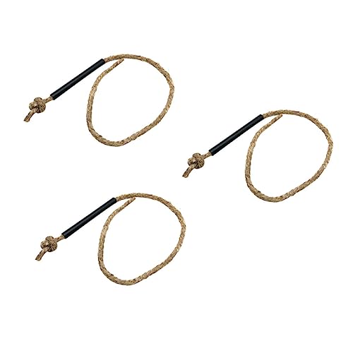 Happyyami Camping Flame Rope Fire Starter Waxed Jute with Aluminum Sleeve Portable Outdoor