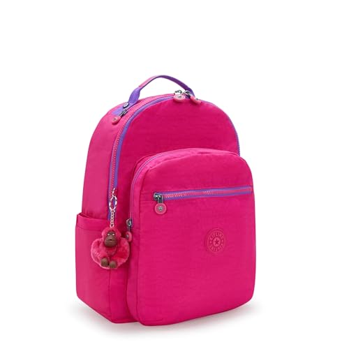 Image of Kipling Women's Seoul 15 inch Laptop Backpack, Durable, Roomy with Padded Shoulder Straps, Built-In Protective Sleeve