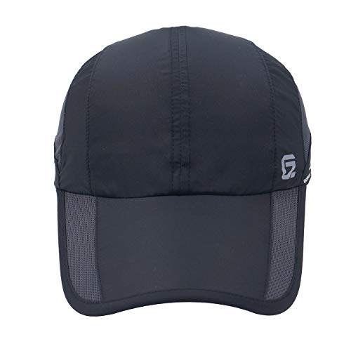 iBasingo Baseball Cap Soft Brim Lightweight Waterproof Breathable Sport Running Cap Men and Woman Quick-Dry UV-Protection Sun Hats Outdoor Activities BVH01