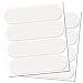 B REFLECTIVE, (2 Pack) 4 Stück Kit reflektierende Aufkleber, Nacht Sicherheit Signalisierung Klebeband Reflektor, für Motorradhelme/Motorrad/Motorroller/Fahrrad/Kinderwagen, 8,5 x 2,3 cm, weiß