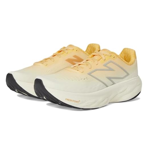 New Balance Fresh Foam X 1080 V14 Tênis de corrida feminino, Clementine/Angora/Damasco seco, 40 BR