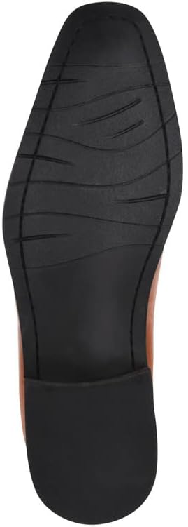 LIBERTYZENO Mens Genuine Leather Tassel Loafer Slip On Dress Shoes 7.5 Tan