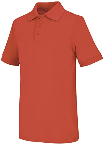 CLASSROOM Boys' Uniform Short Sleeve Interlock Polo