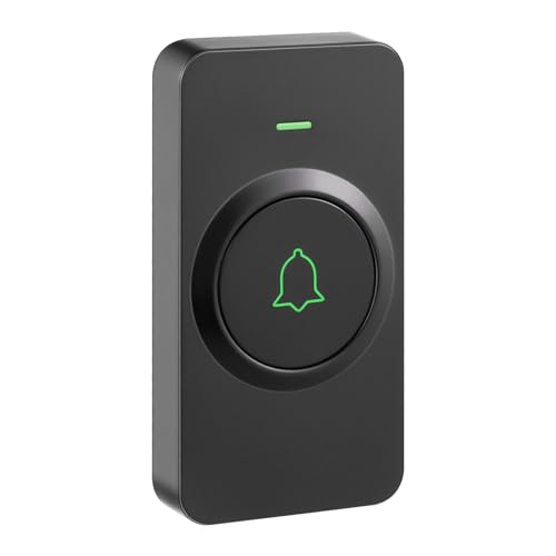 AVANTEK Waterproof Transmitter/Push Button RB-2, Operates at 1000 Feet, IP55 Waterproof, Built-in Battery, Mini Transmitter for AVANTEK Doorbell Set