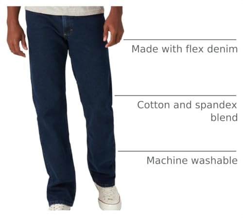 Image of Wrangler Authentics Men's Classic 5-Pocket Regular Fit Flex Jean