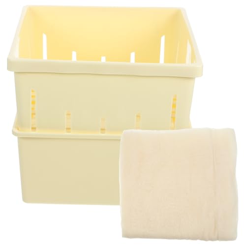 LALADEFIEE 1set Tofu Press Diy Kit Tofu Making Tools for Homemade Cheese Lightweight Easy to Clean for Kitchen and Squeezing Design