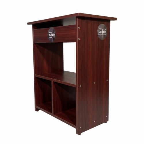 Image of Purple Furniture Engineered Wood Elite Home Office Computer Table,Study Desk,Writing Desk and Lap Desk for Students,Kids and Adults(Matte Finish, Do-It-Yourself, Small) (Mahogany)