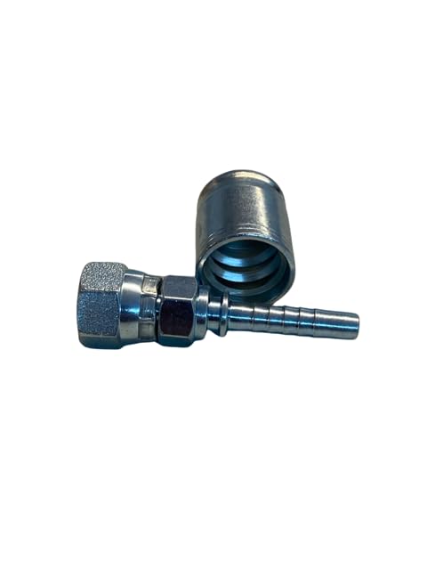 Image of 3 /8 inch Hose, 3 /8 inch Straight JIC Female with Ferrule. Works with R1, R2 & R16 Hydraulic Hoses