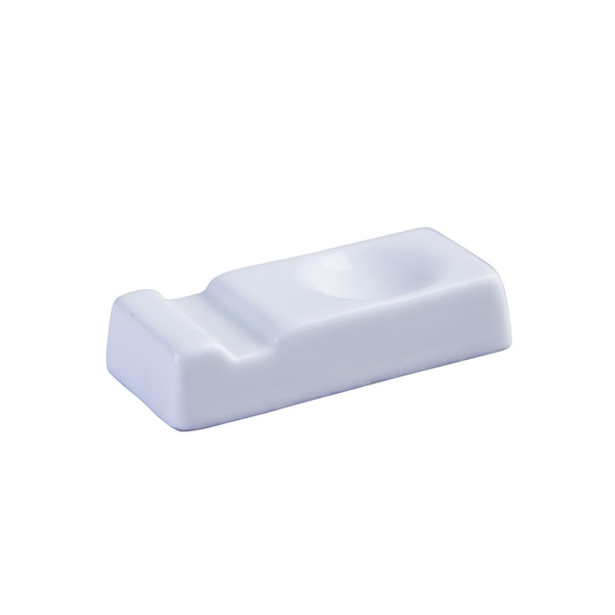 Alipis Multipurpose Chopsticks Rest and Spoon Stand Stylish Fork Holder for Home Use for Birthdays Weddings and Celebrations Easy to Clean White Design