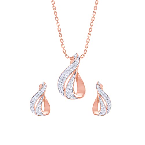 Clara 925 Sterling Silver Agda Pendant Earring Chain Jewellery Se...